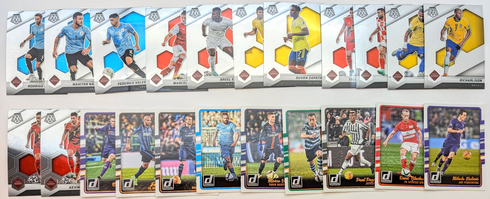 Large Lot of Panini Mosaic Road to FIFA World Cup Trading Cards - 3