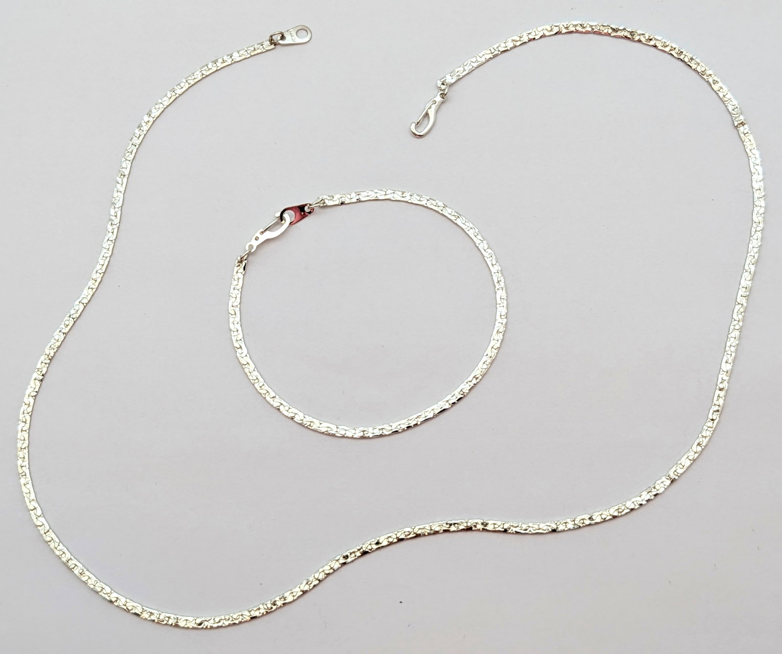 Lot of 3 Timeless 14k Gold Plated Tennis Necklaces and Bracelet - 2