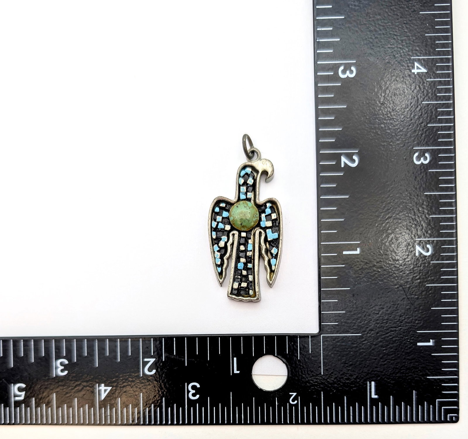 Vintage Southwestern Thunderbird Pendant - 5