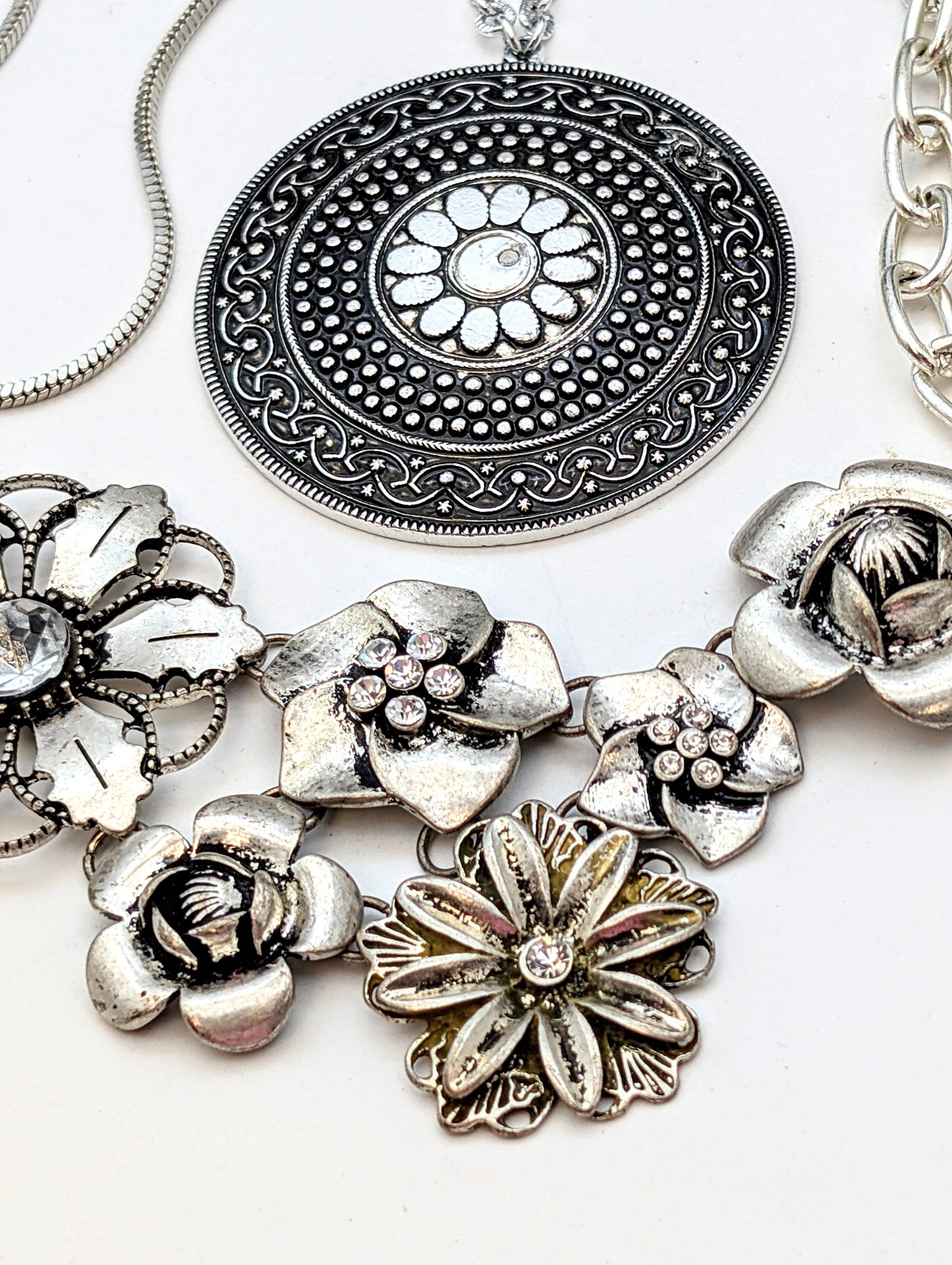 Large Lot of Costume Jewelry- Necklaces, Bracelets, etc - 9