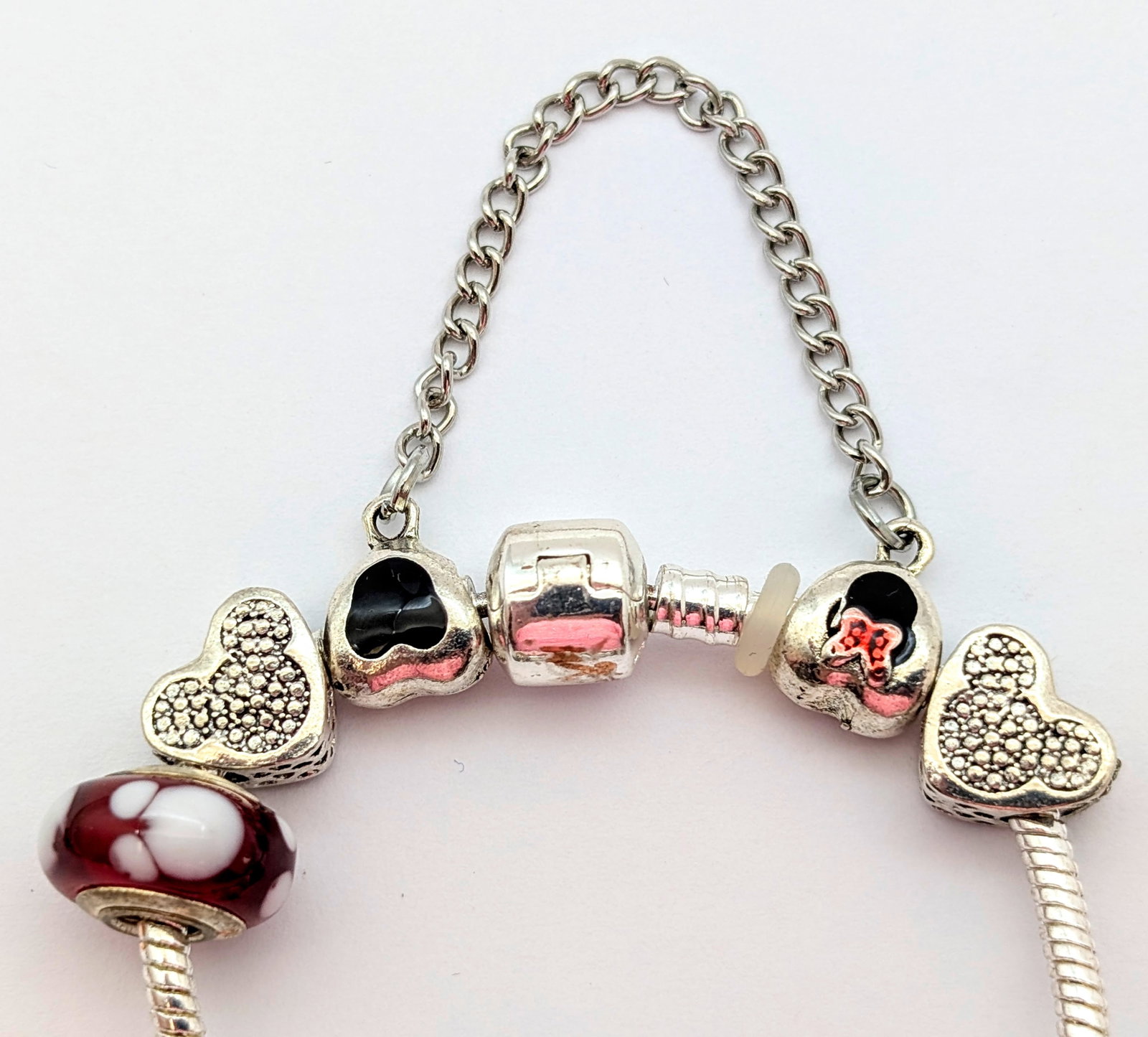 Lot of 3 Ladies Charm Bracelets- Travel, Disney,etc - 5