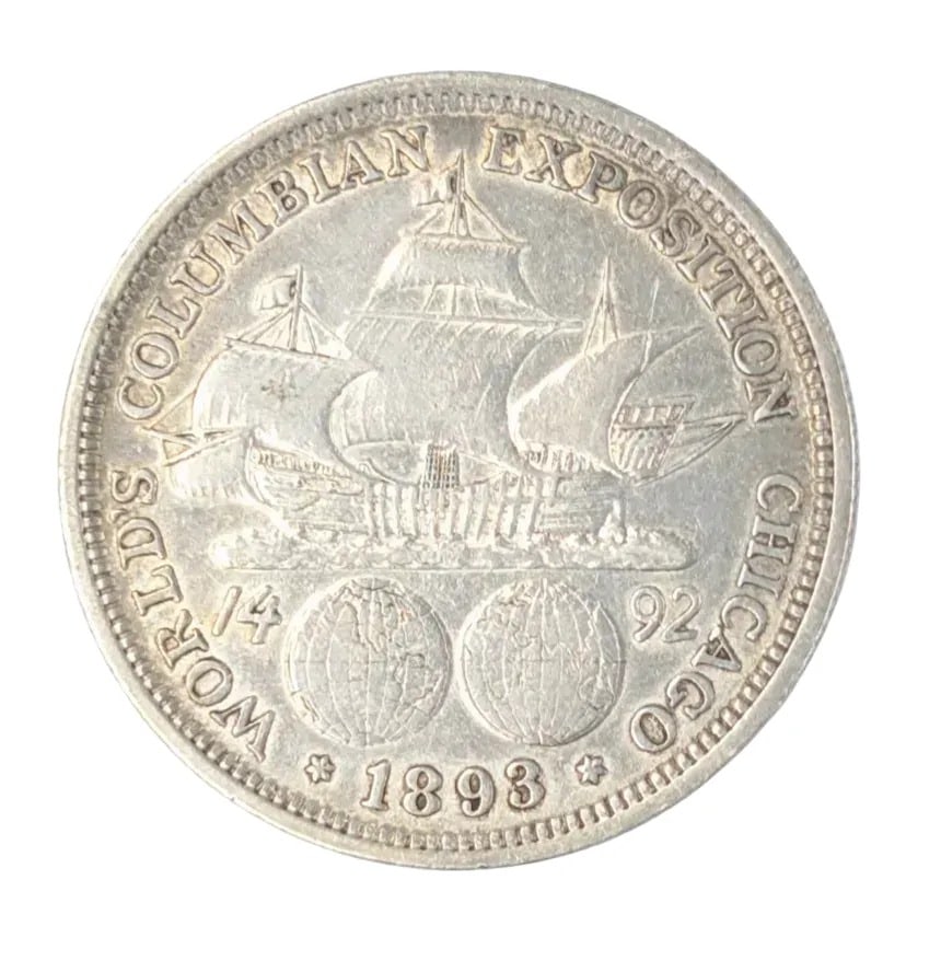 1893 Silver Columbian Half Dollar - 2