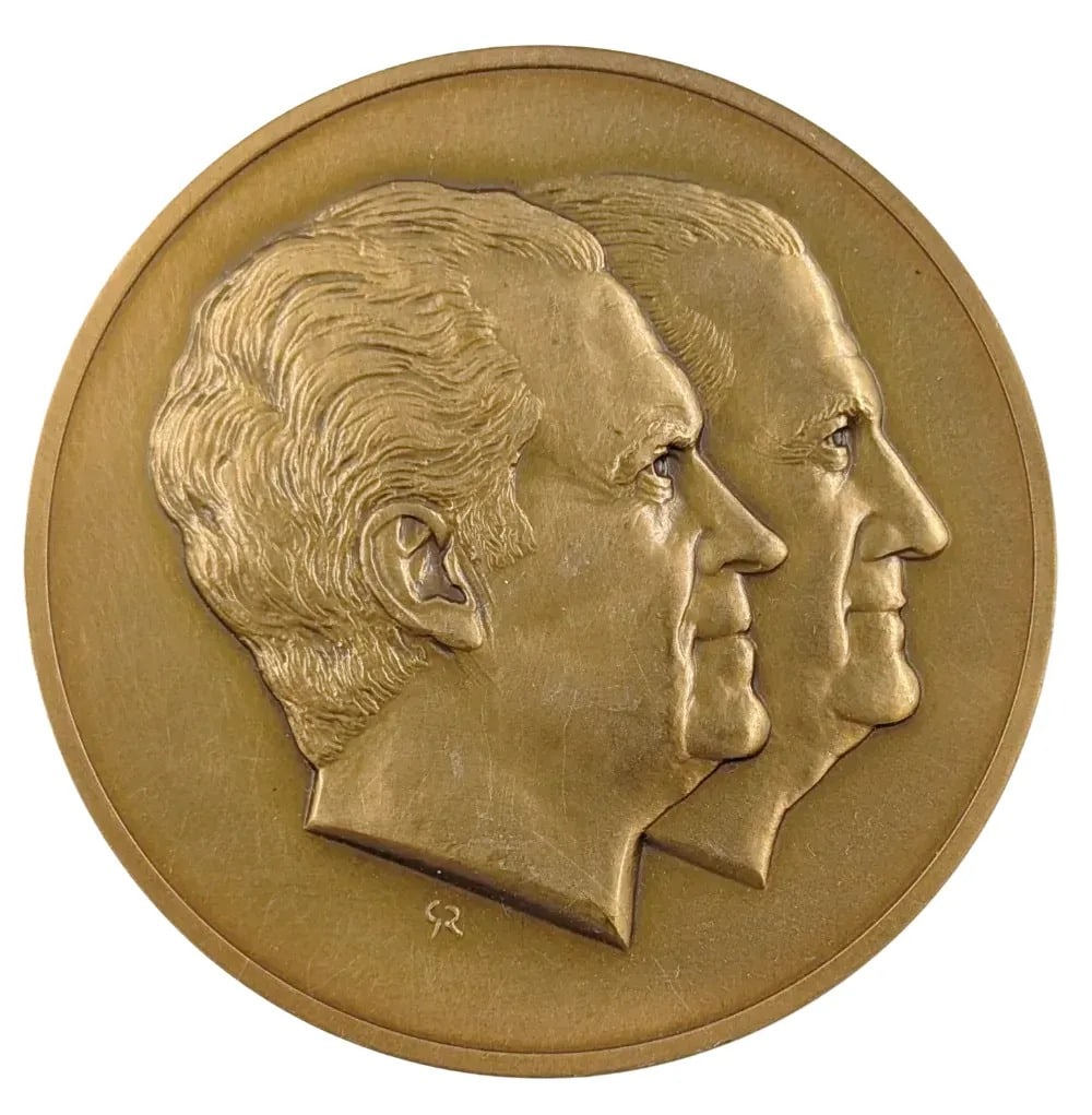 1973 Bronze Presidential Inaugural Medal- Nixon & Agnew - 2