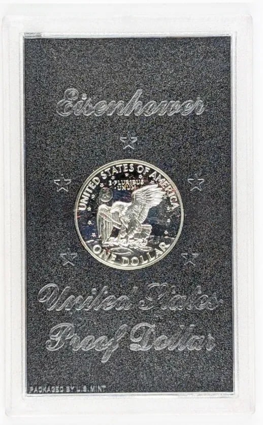 1971-S Eisenhower " Ike" Proof Silver Dollar - 3