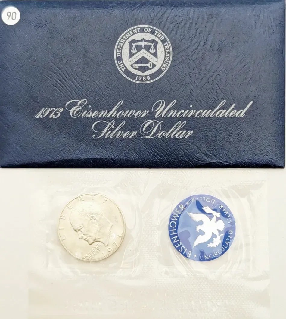 1972-S Eisenhower " Ike" Uncirculated Silver Dollar: _