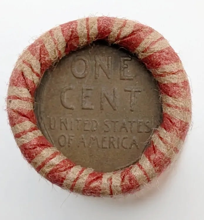 Roll of 50 Mixed Dates Wheat Cents - 3
