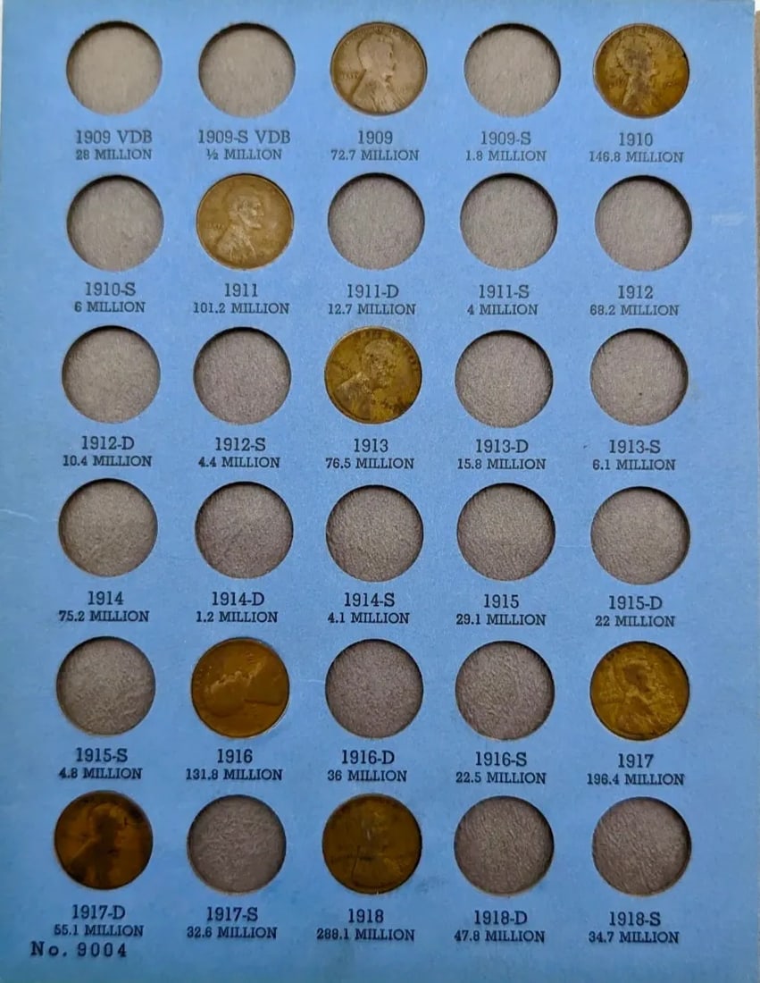 Whitman Lincoln Head Cent Coin Album Number One - 2