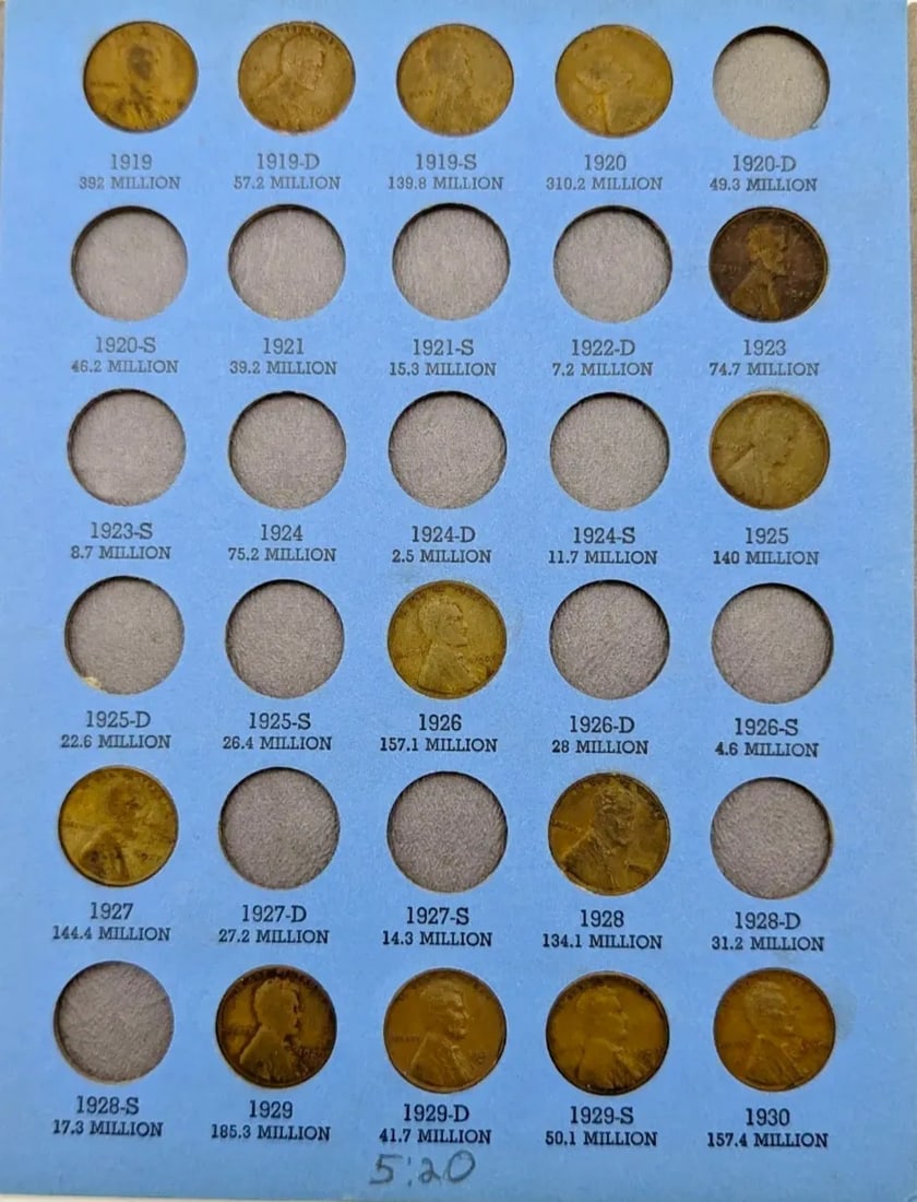 Whitman Lincoln Head Cent Coin Album Number One - 3
