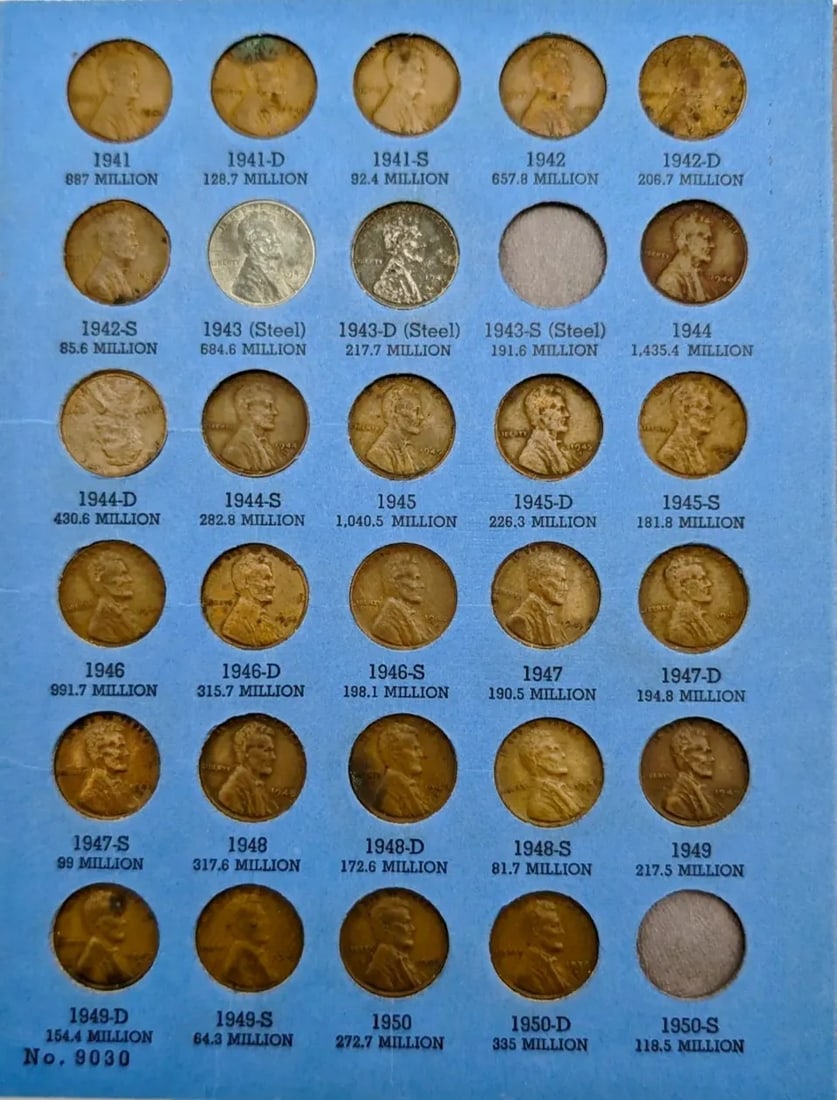 Whitman Lincoln Head Cent Coin Album Number Two - 2