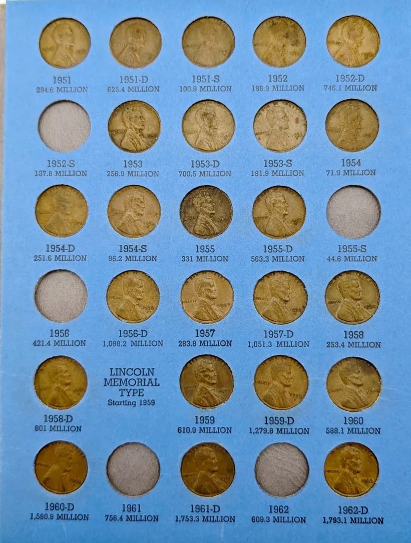 Whitman Lincoln Head Cent Coin Album Number Two - 3