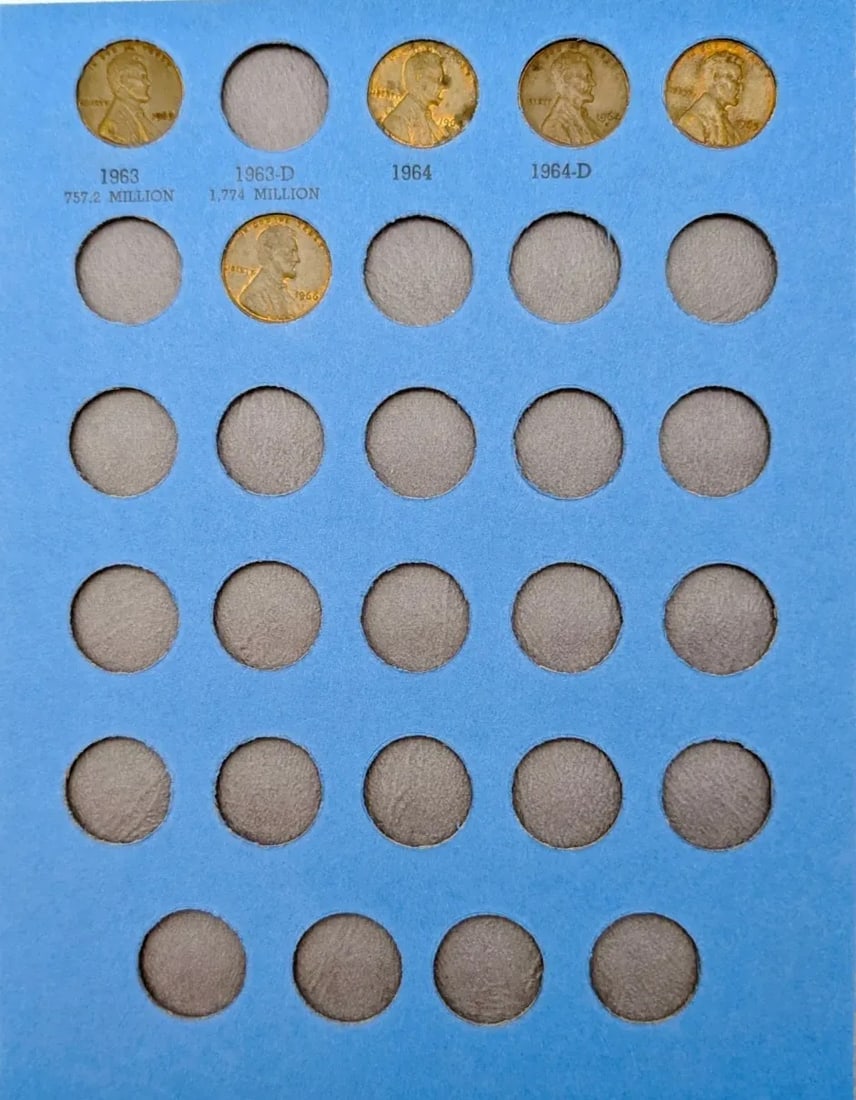 Whitman Lincoln Head Cent Coin Album Number Two - 4