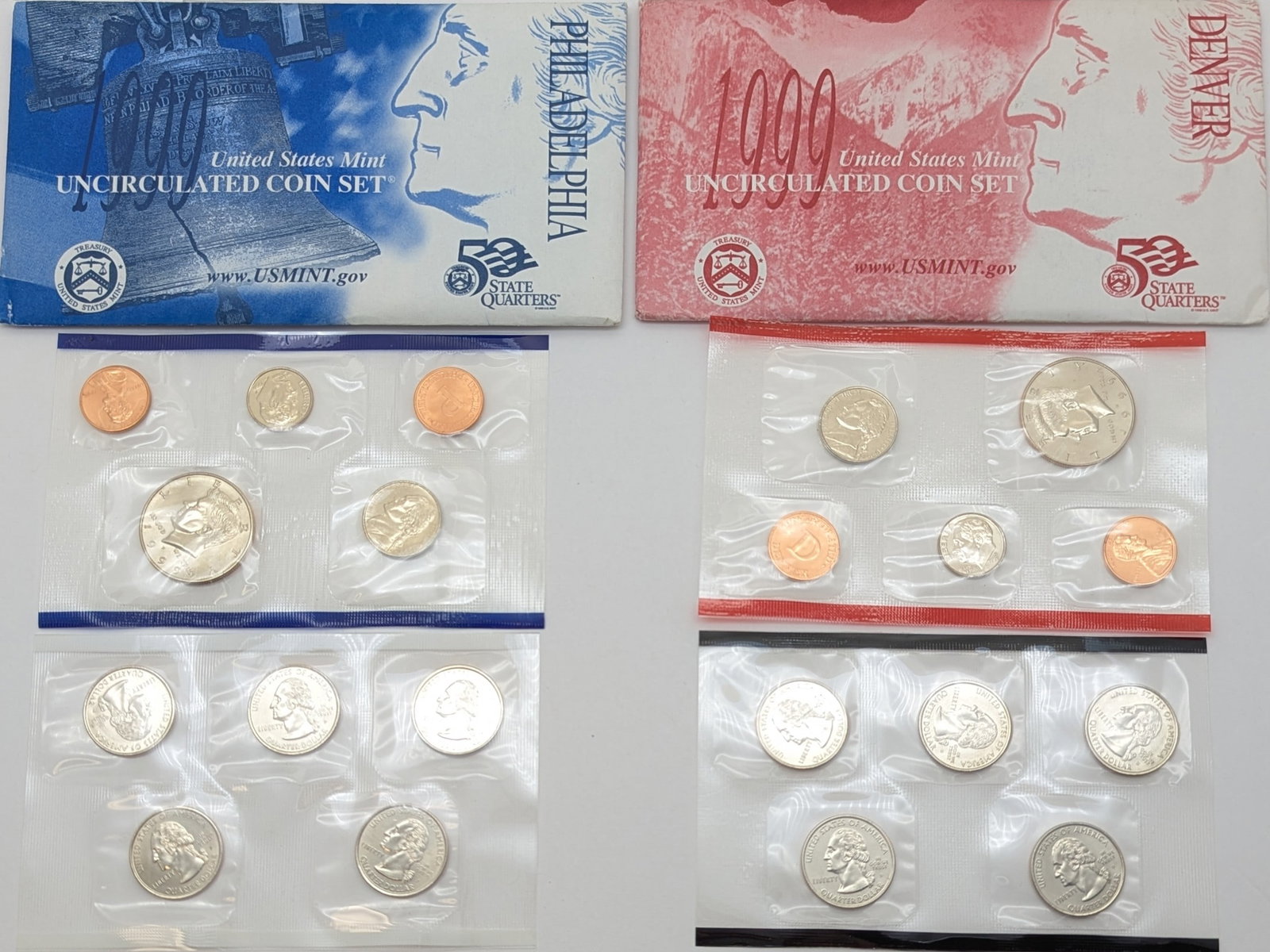 1999 US Mint Uncirculated Coin Set: _