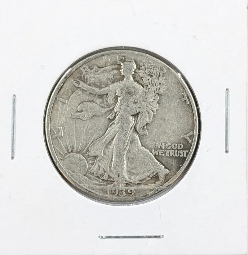 1939 Silver Walking Liberty Half Dollar: _