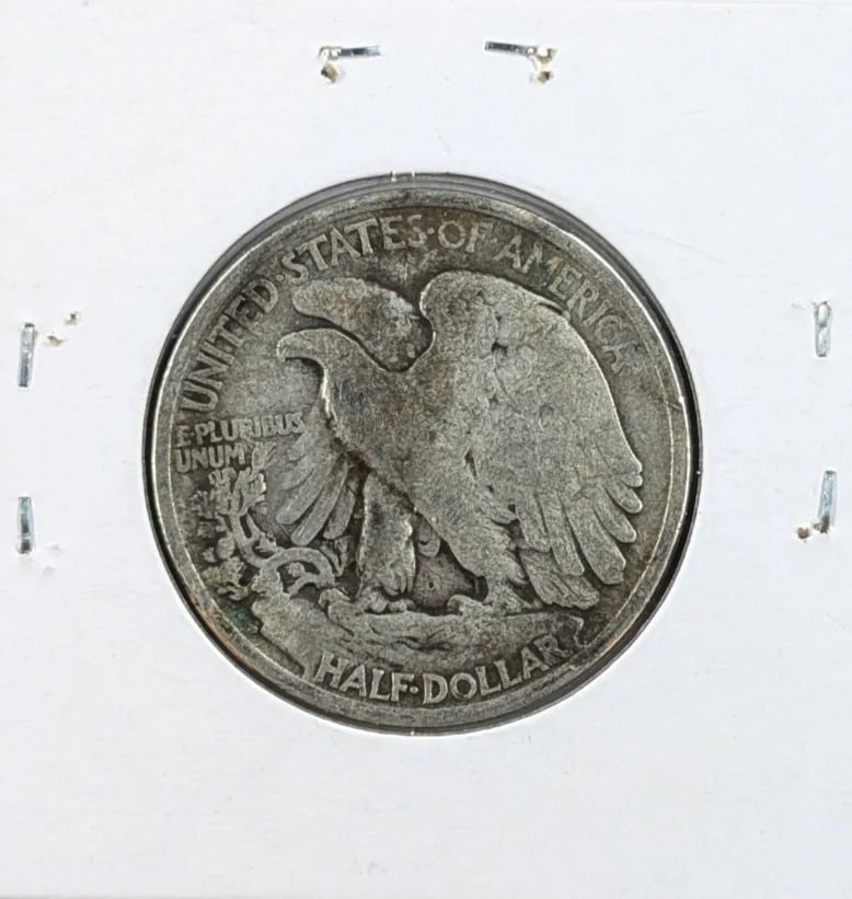 1943 Silver Walking Liberty Half Dollar - 2