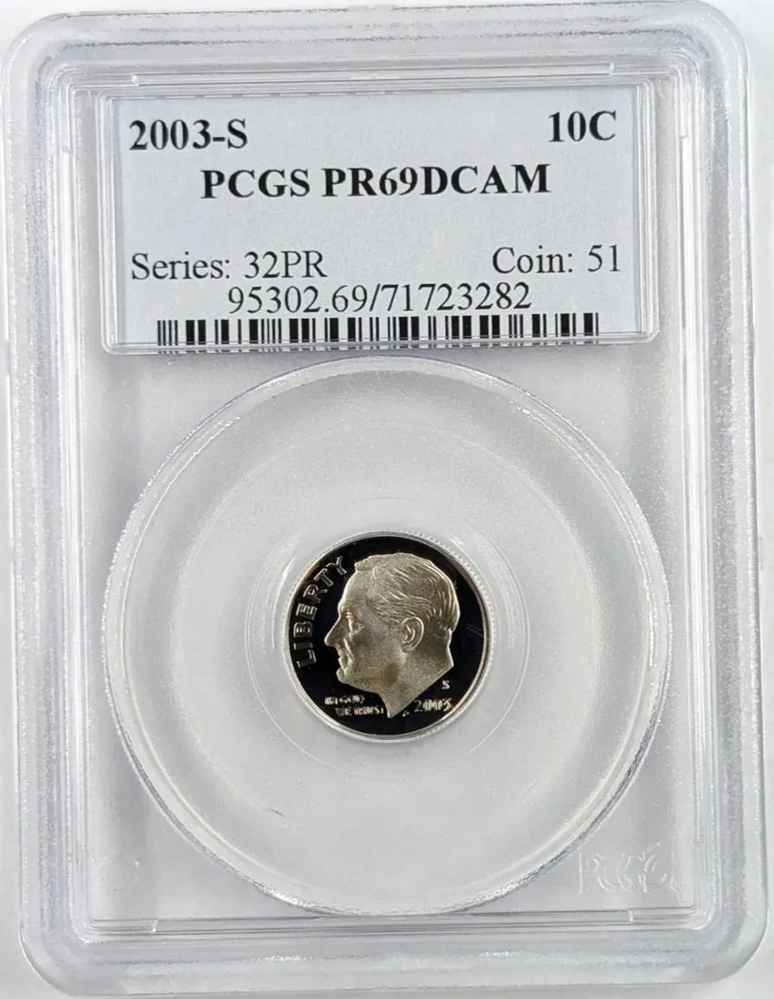 PCGS 2003-S PR69 Roosevelt Dime: _