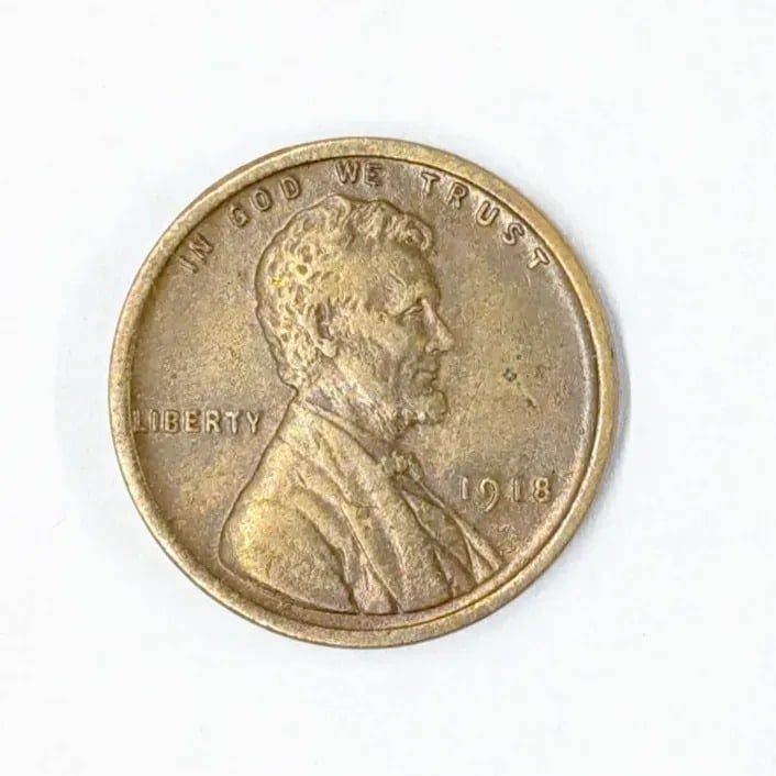 1918 Wheat Cent: _