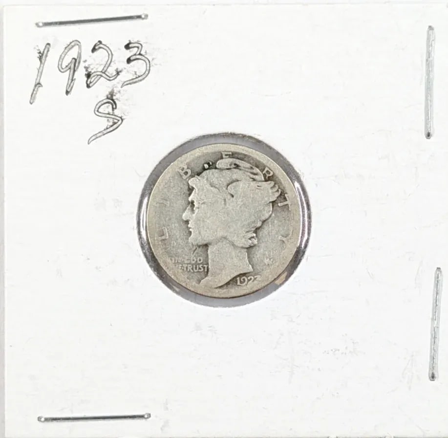 1923-S Silver Mercury Dime: _