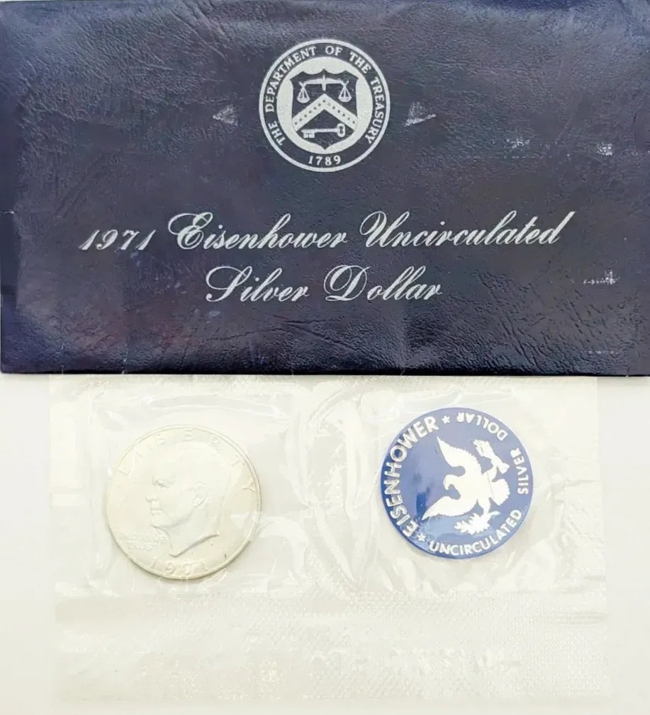 1971-S Eisenhower " Ike" Uncirculated Silver Dollar: _