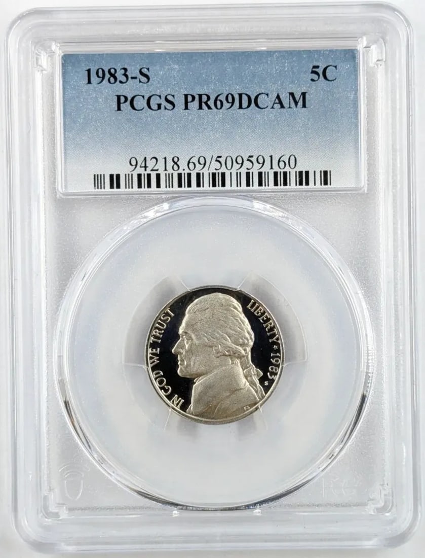 PCGS 1983-S PR69 Jefferson Nickel: _