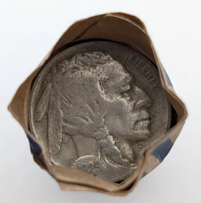 Roll of 40 Buffalo Head Nickels- 1920s & 1930s - 2