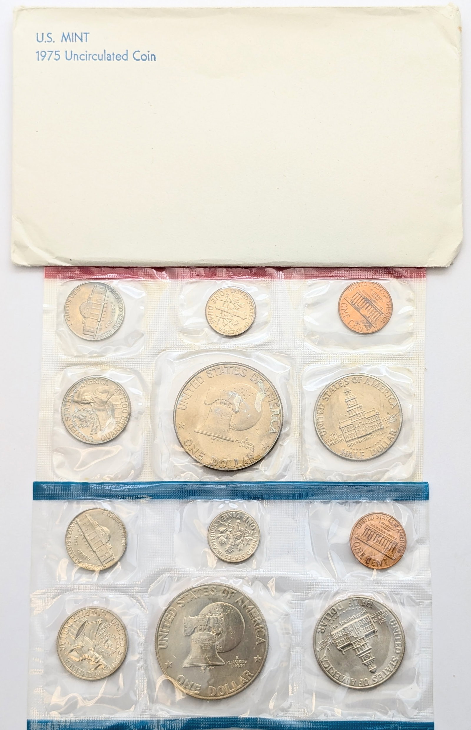 1975 US Mint Uncirculated Coin Set - 2