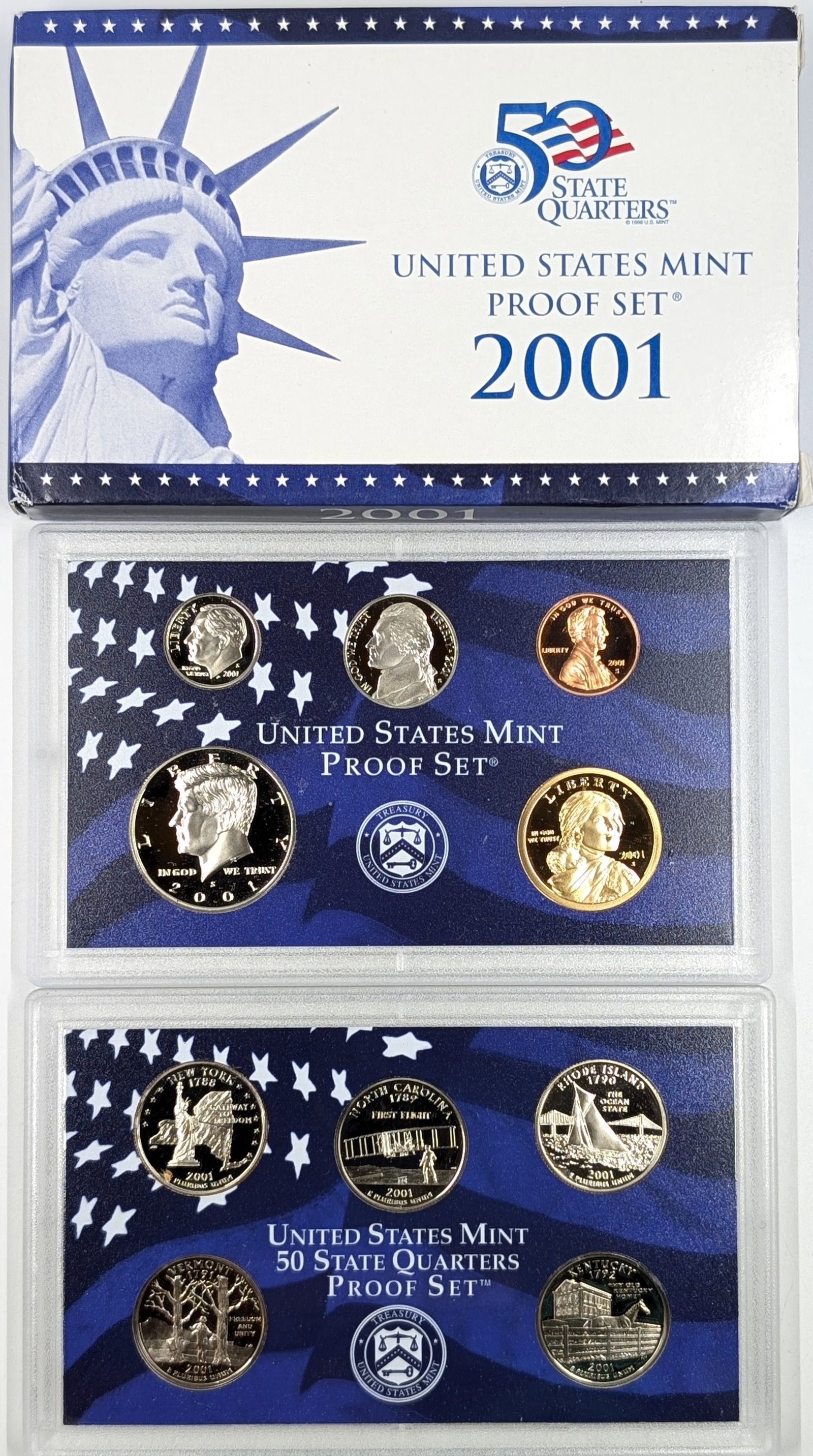2001 US Proof Coin Set: _