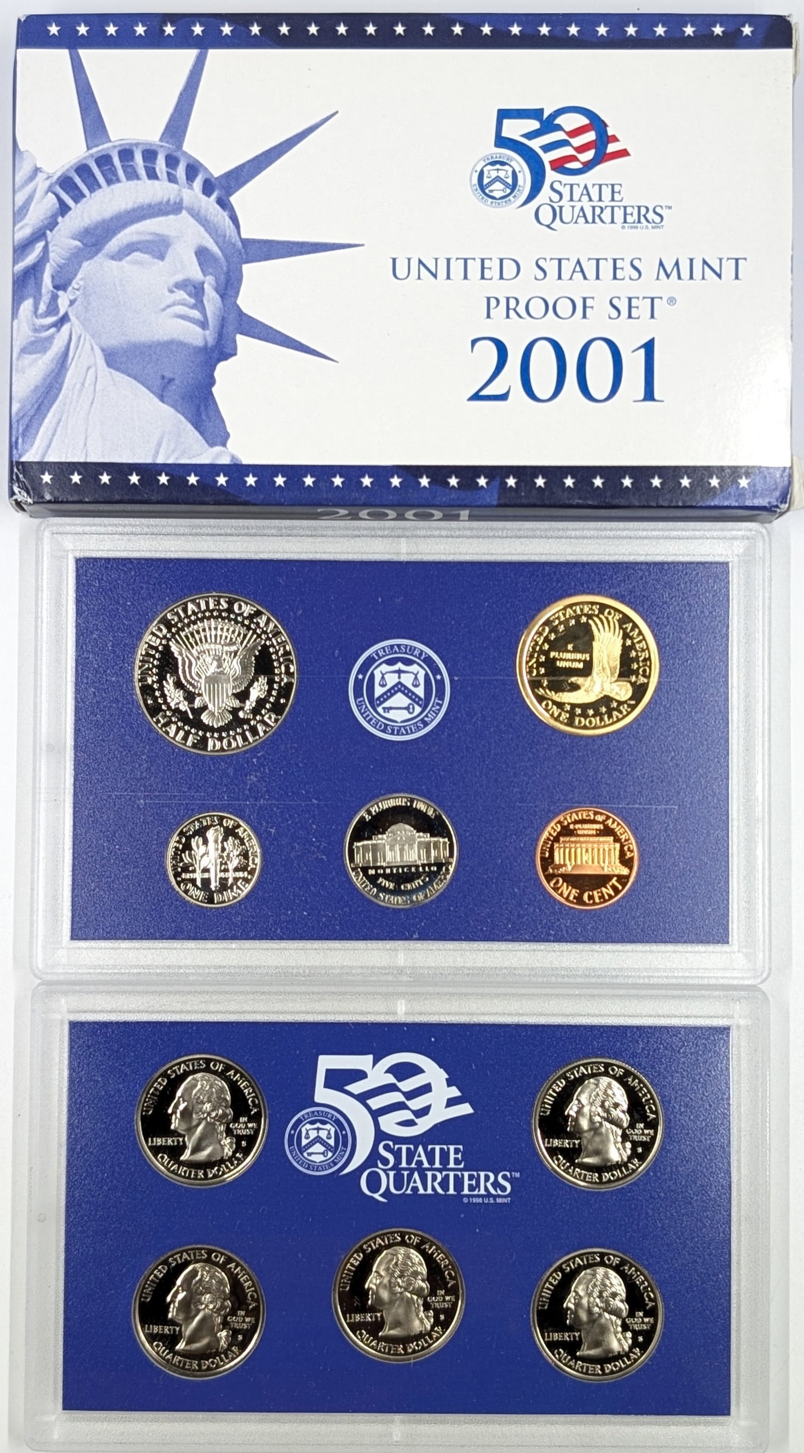 2001 US Proof Coin Set - 2