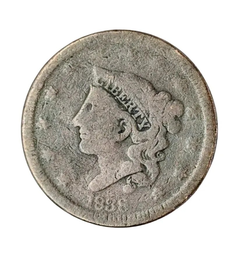 1838 Large Cent (1 of 2)
