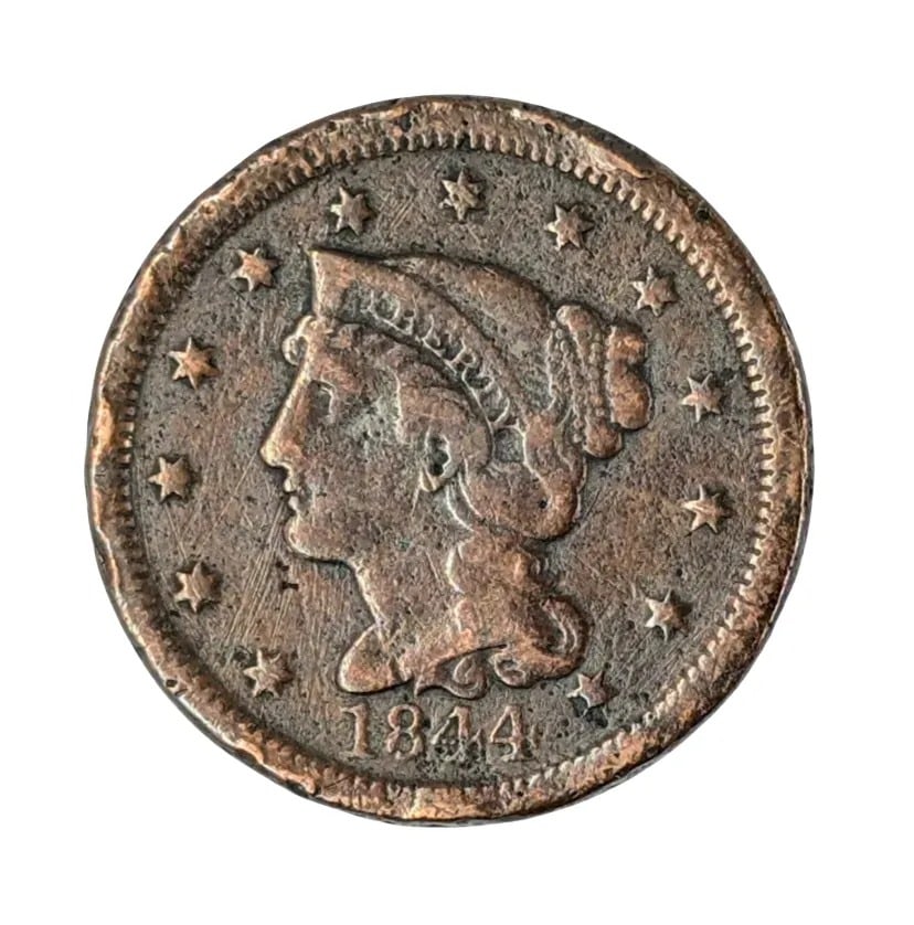 1844 Large Cent: _
