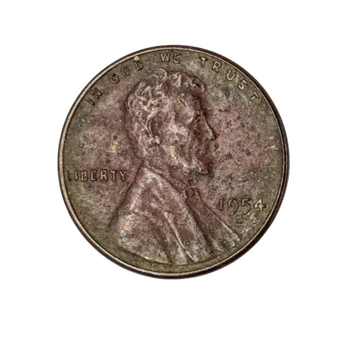 1954 Wheat Cent: _
