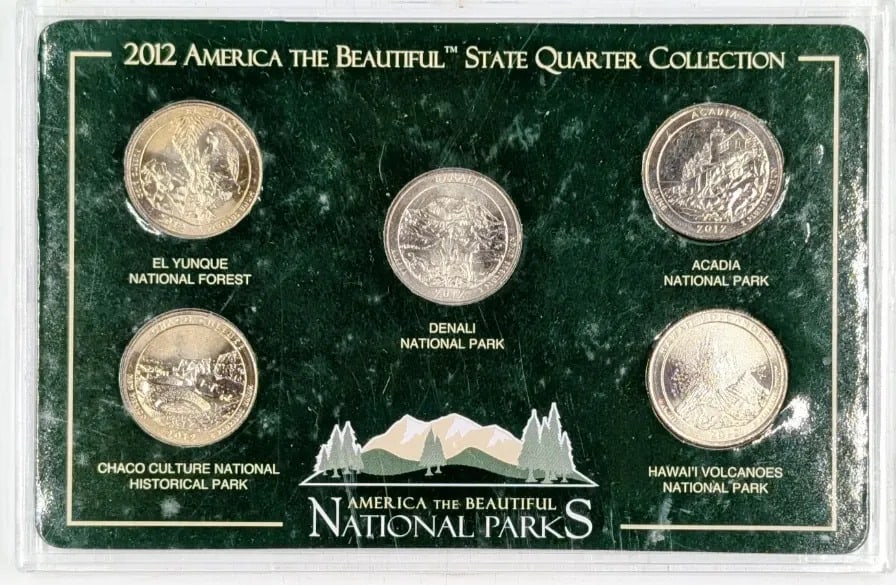 The US Commemorative Gallery: 2012 America the Beautiful State Quarter Collection - 2