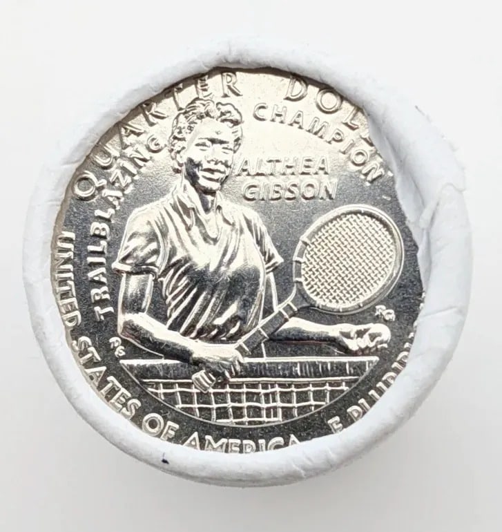 Original Roll of 40- 2025-D American Women Quarters- Althea Gibson - 2