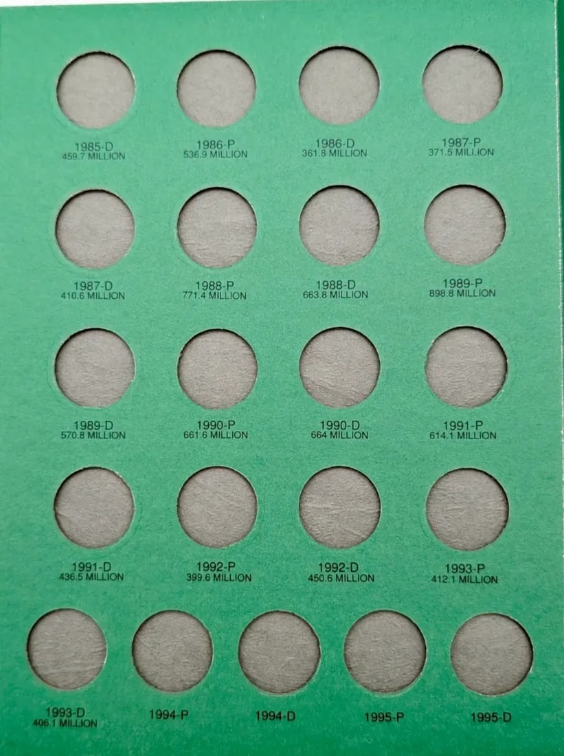 Empty US Mint Treasure Jefferson Memorial Nickel Book - 4
