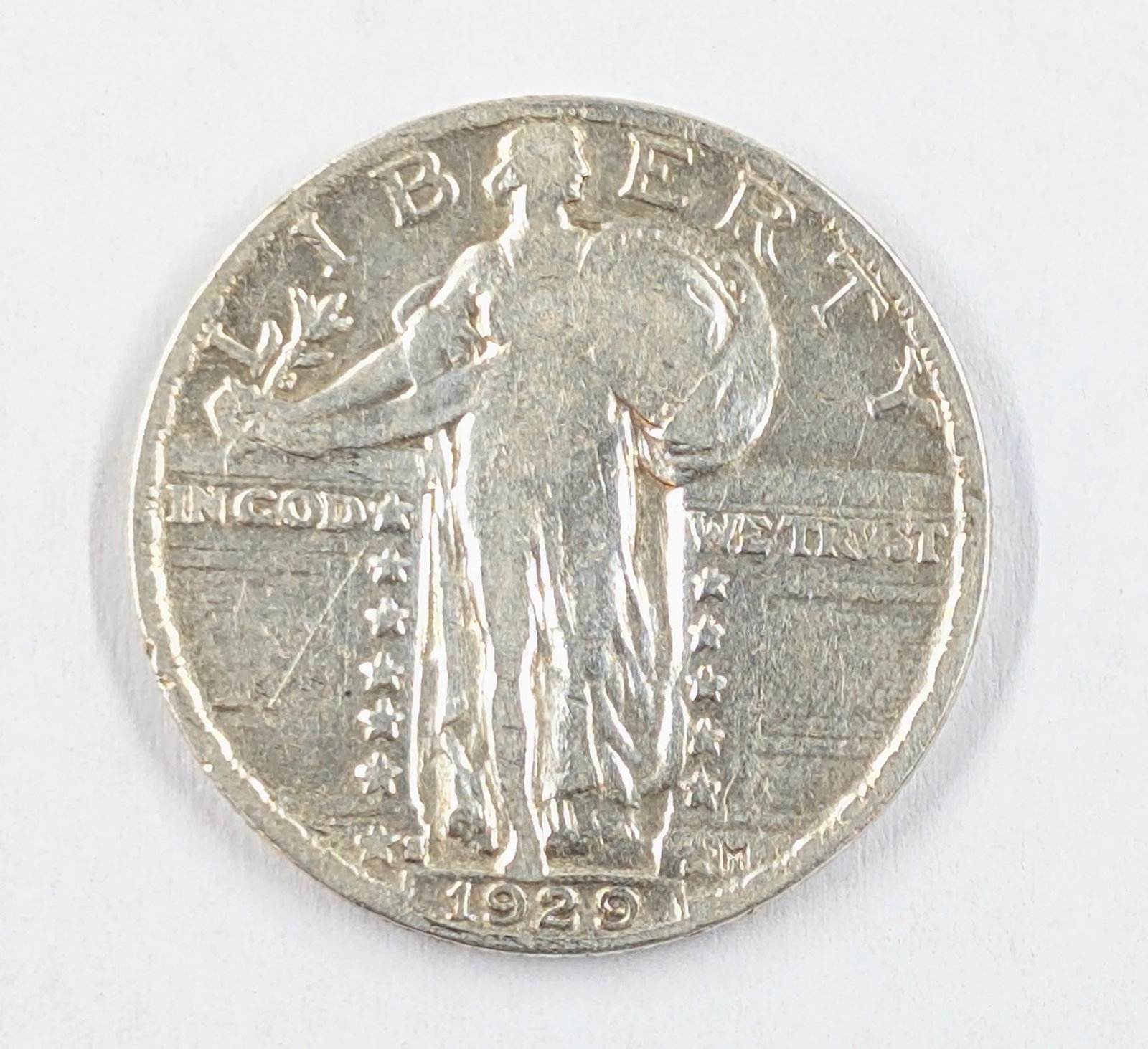1929 S Silver Standing Liberty Quarter (1 of 2)