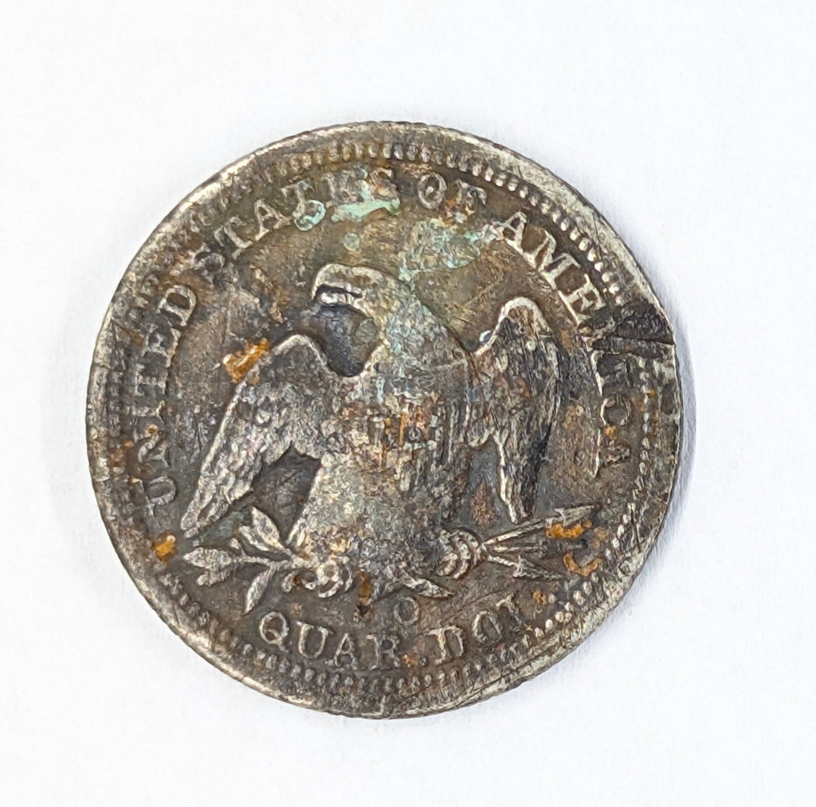 1854 Silver Seated Quarter w/Arrows - 2