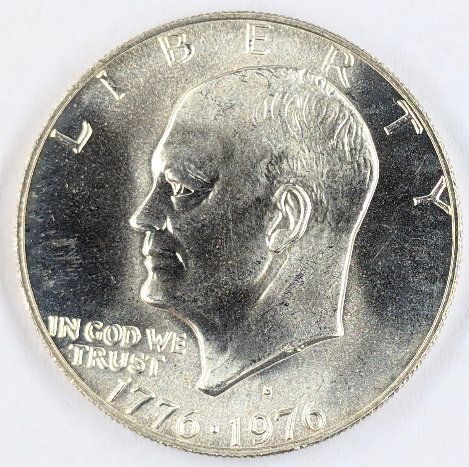 BU 1976 Bicentennial Silver Ike Dollar - Incredible Condition!: _