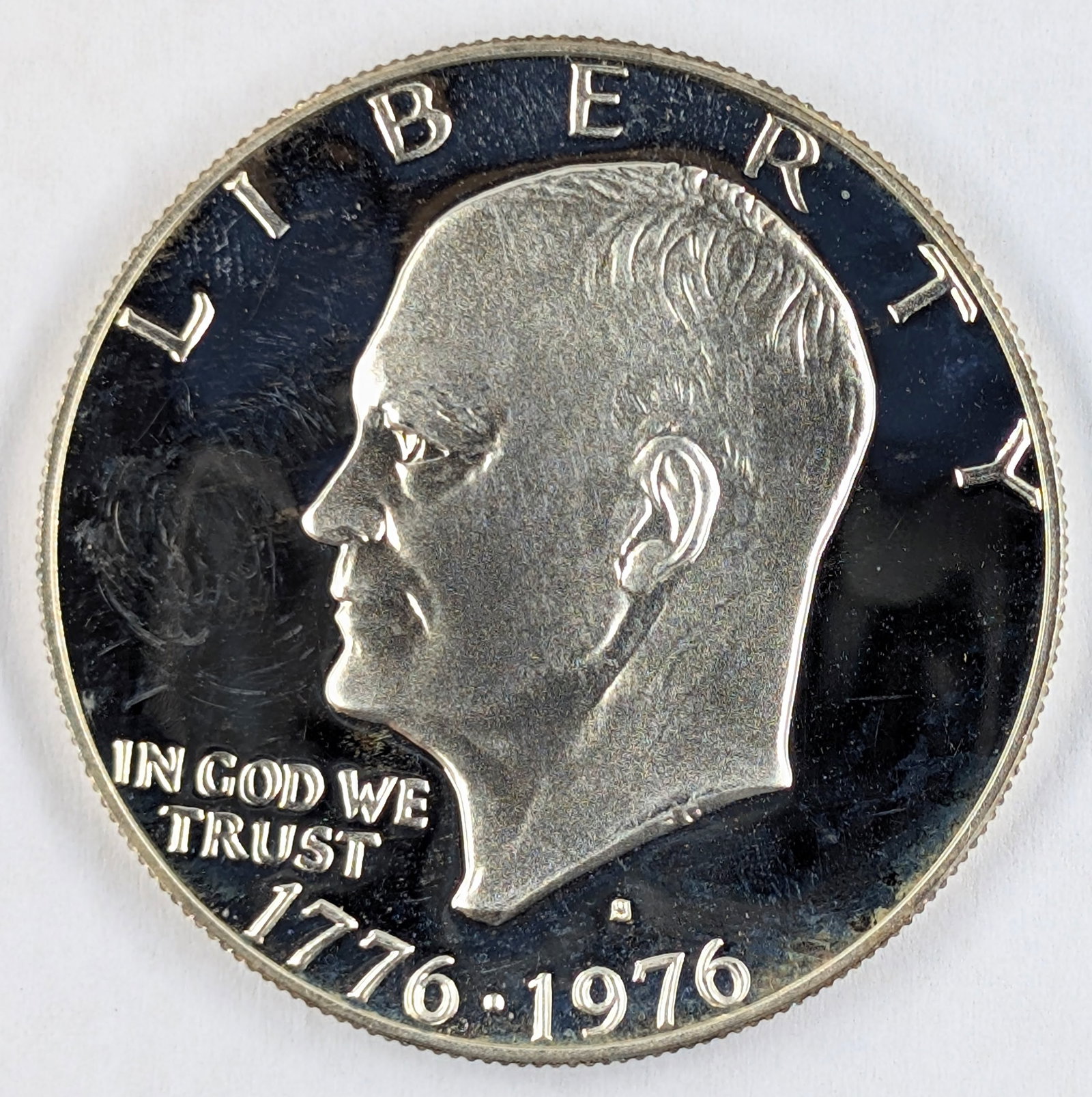 Proof 1976 Bicentennial Silver Ike Dollar: Proof Silver!