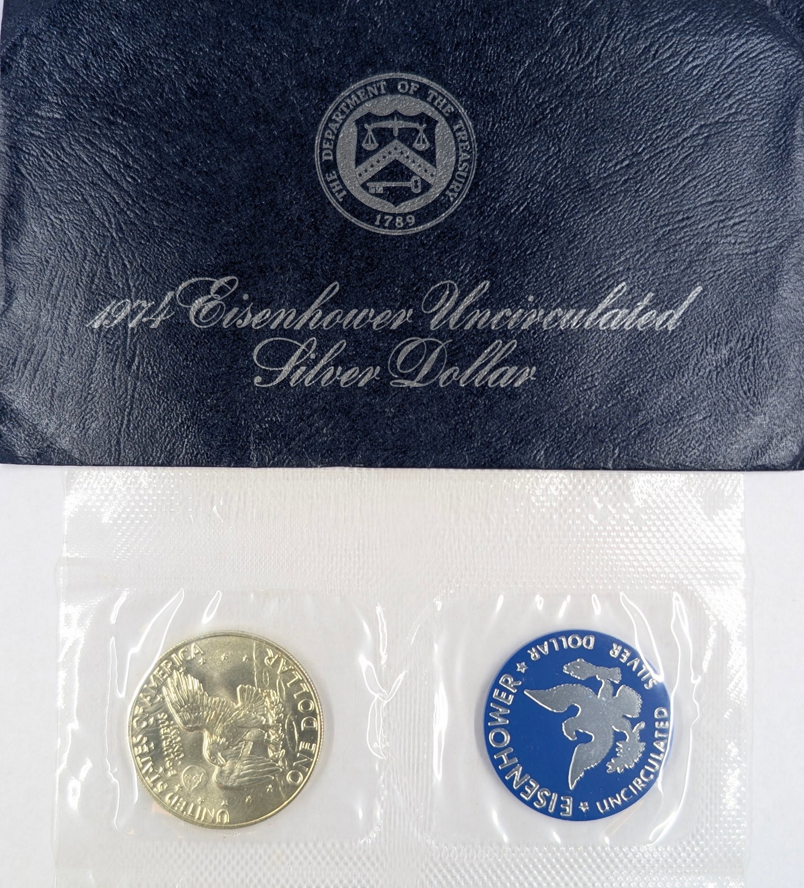 1974 Uncirculated Silver Ike Dollar - 2