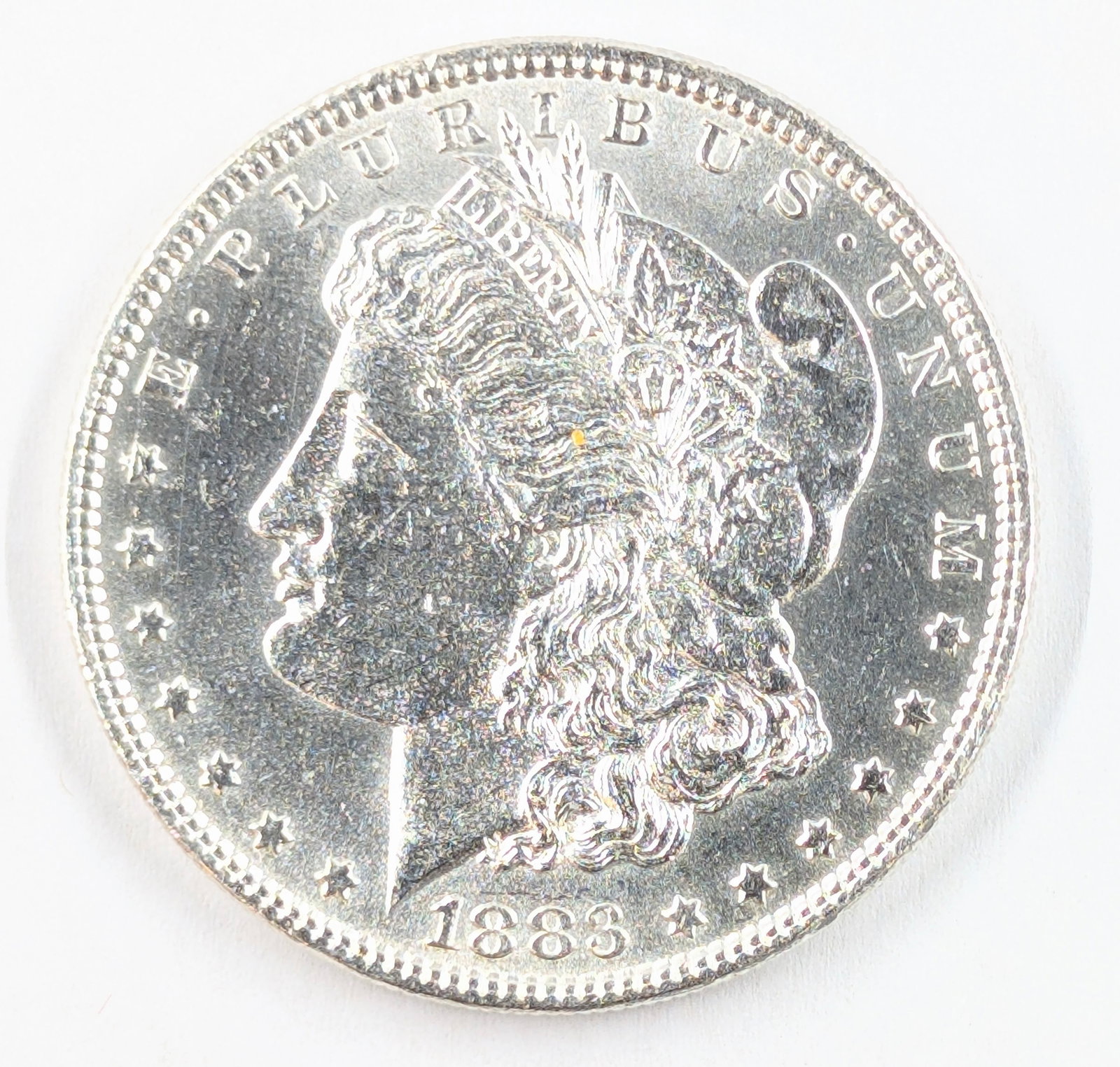 1883 Morgan Silver Dollar: XF/AU