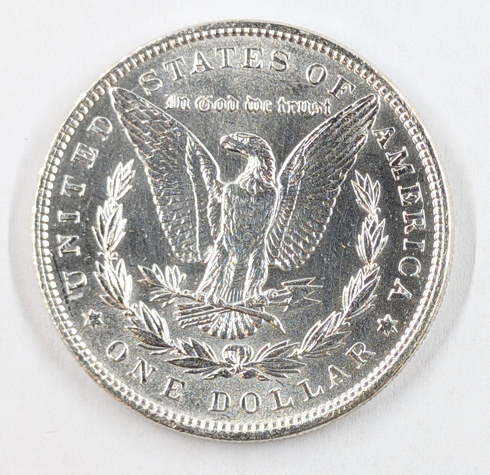 1897 Morgan Silver Dollar - Uncirculated Incredible Condition - 2