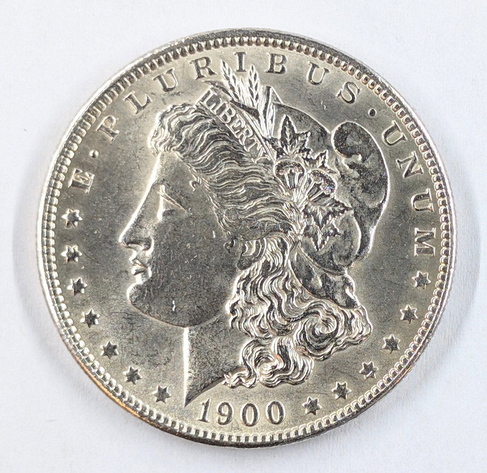 1900 Morgan Silver Dollar: XF/AU