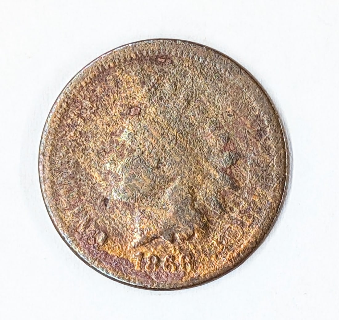 1866 Indian Cent: _