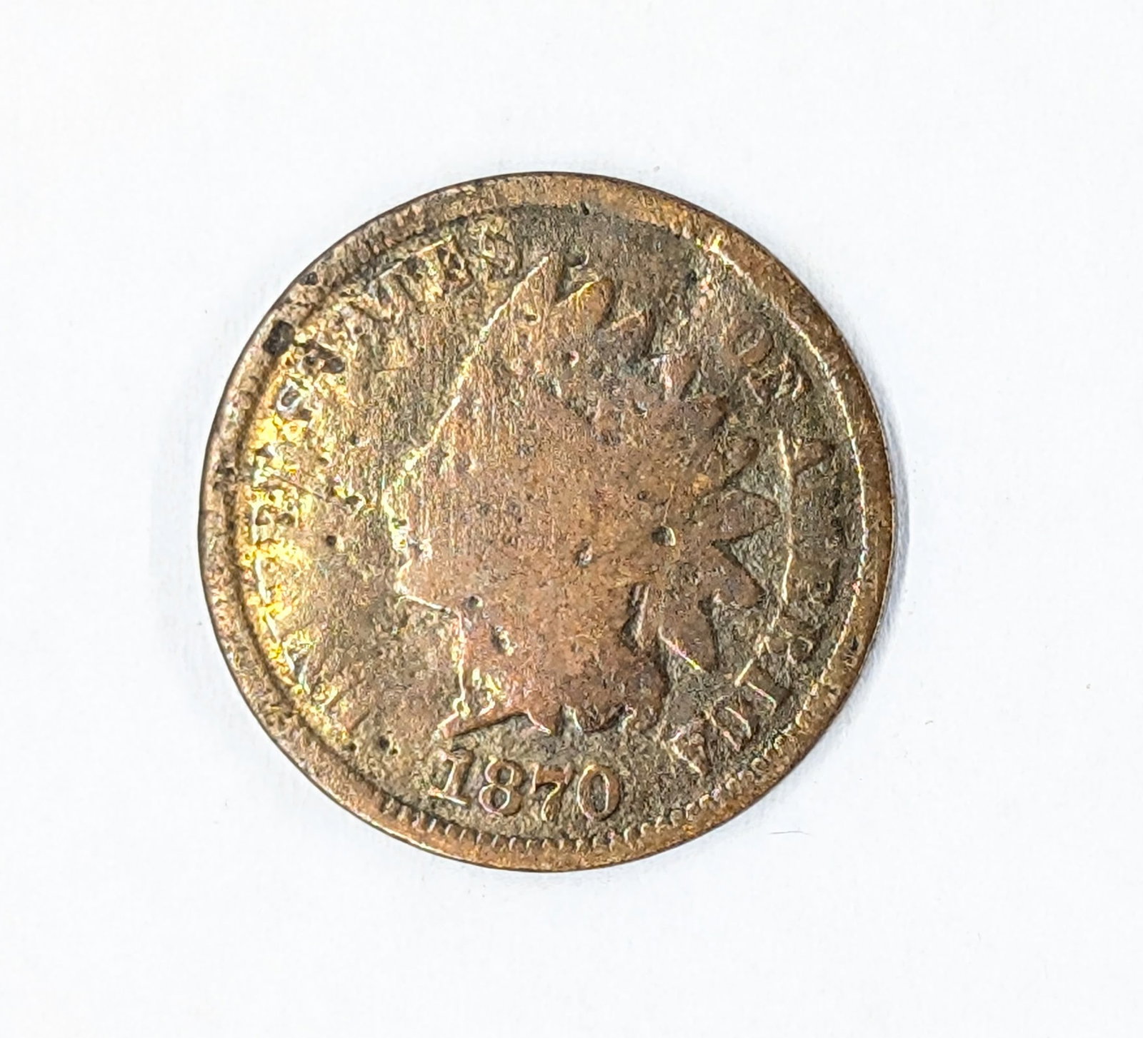 1870 Indian Cent: _