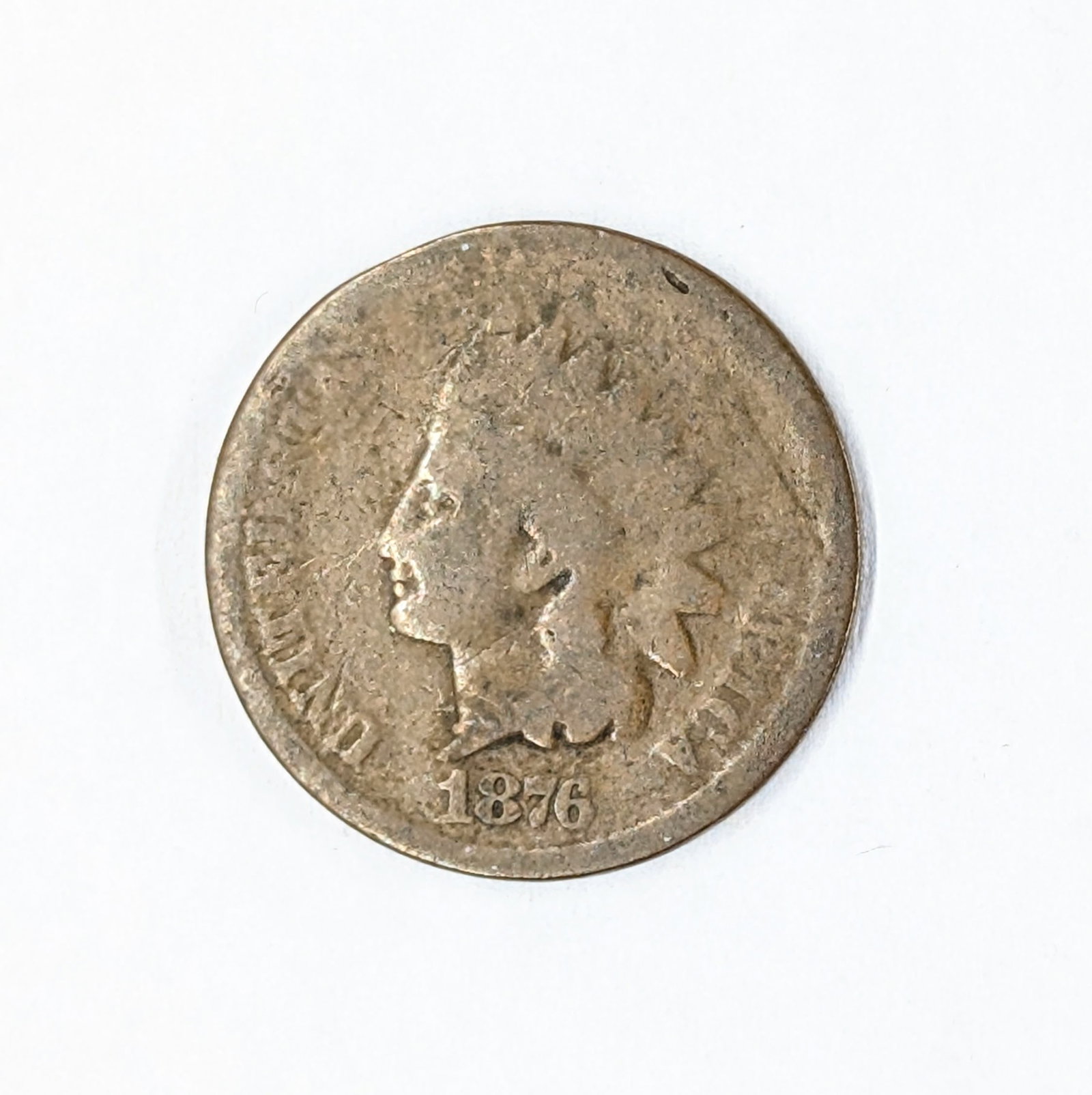 1876 Indian Cent: _
