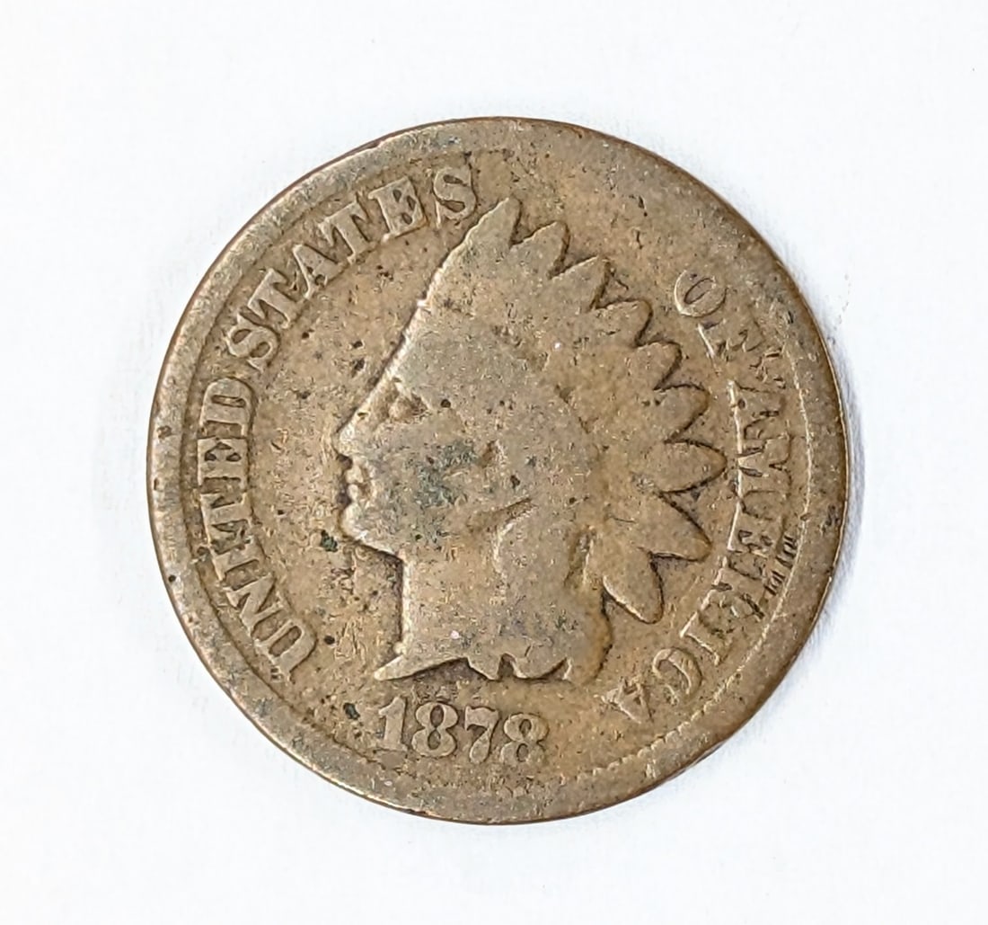 1878 Indian Cent: _