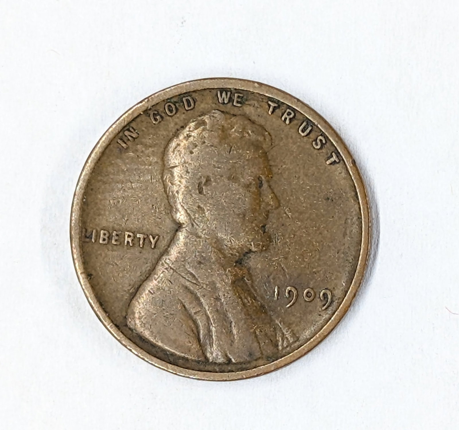 1909 VDB Lincoln Wheat Cent: _