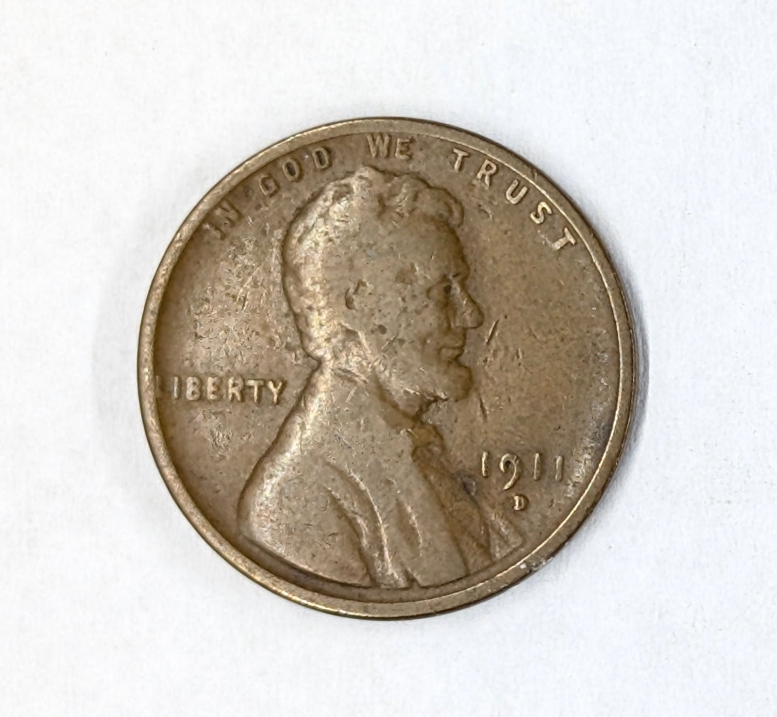 1911-D Lincoln Wheat Cent: _