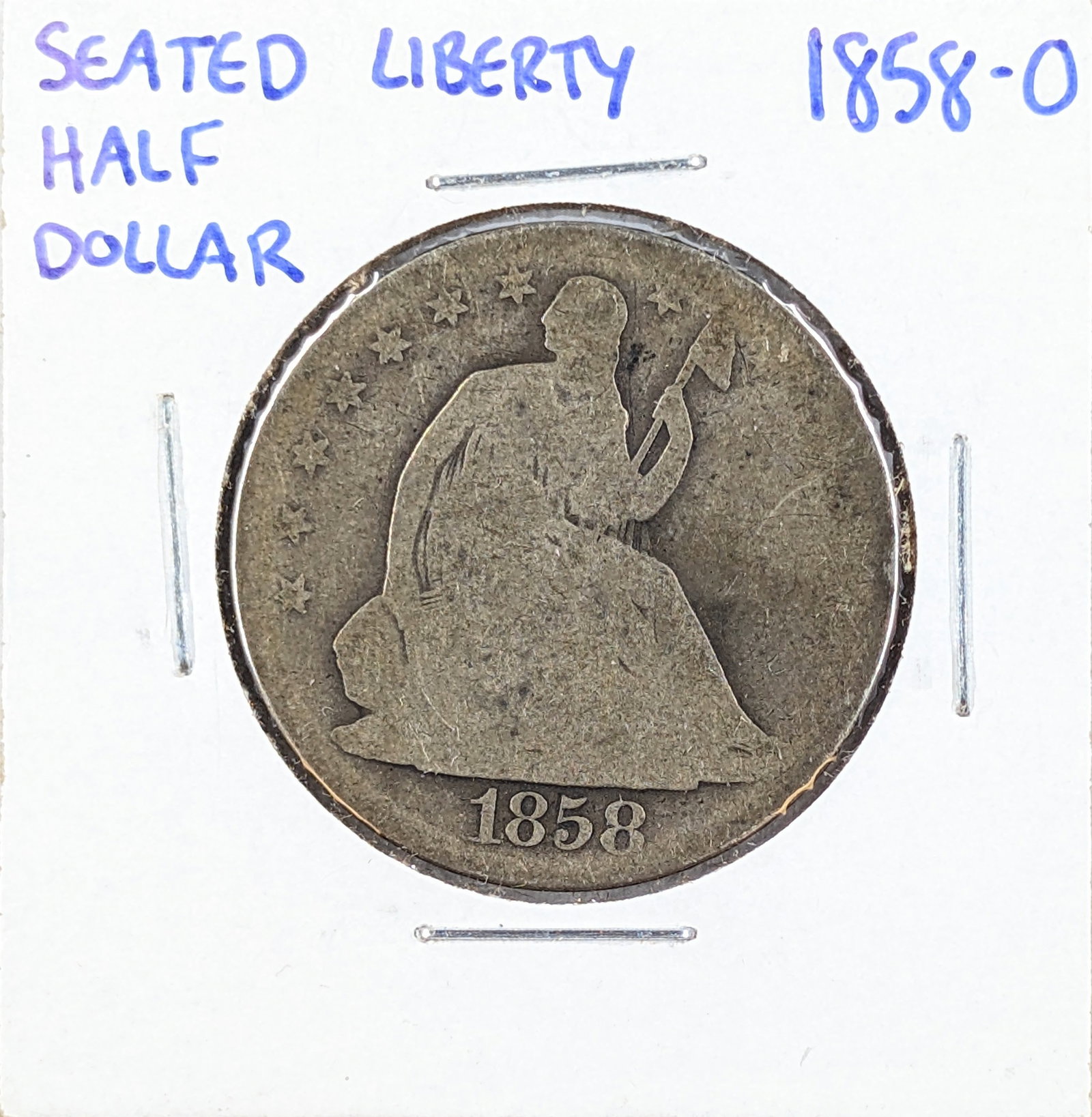 1858-O Seated Liberty Half Dollar (1 of 2)