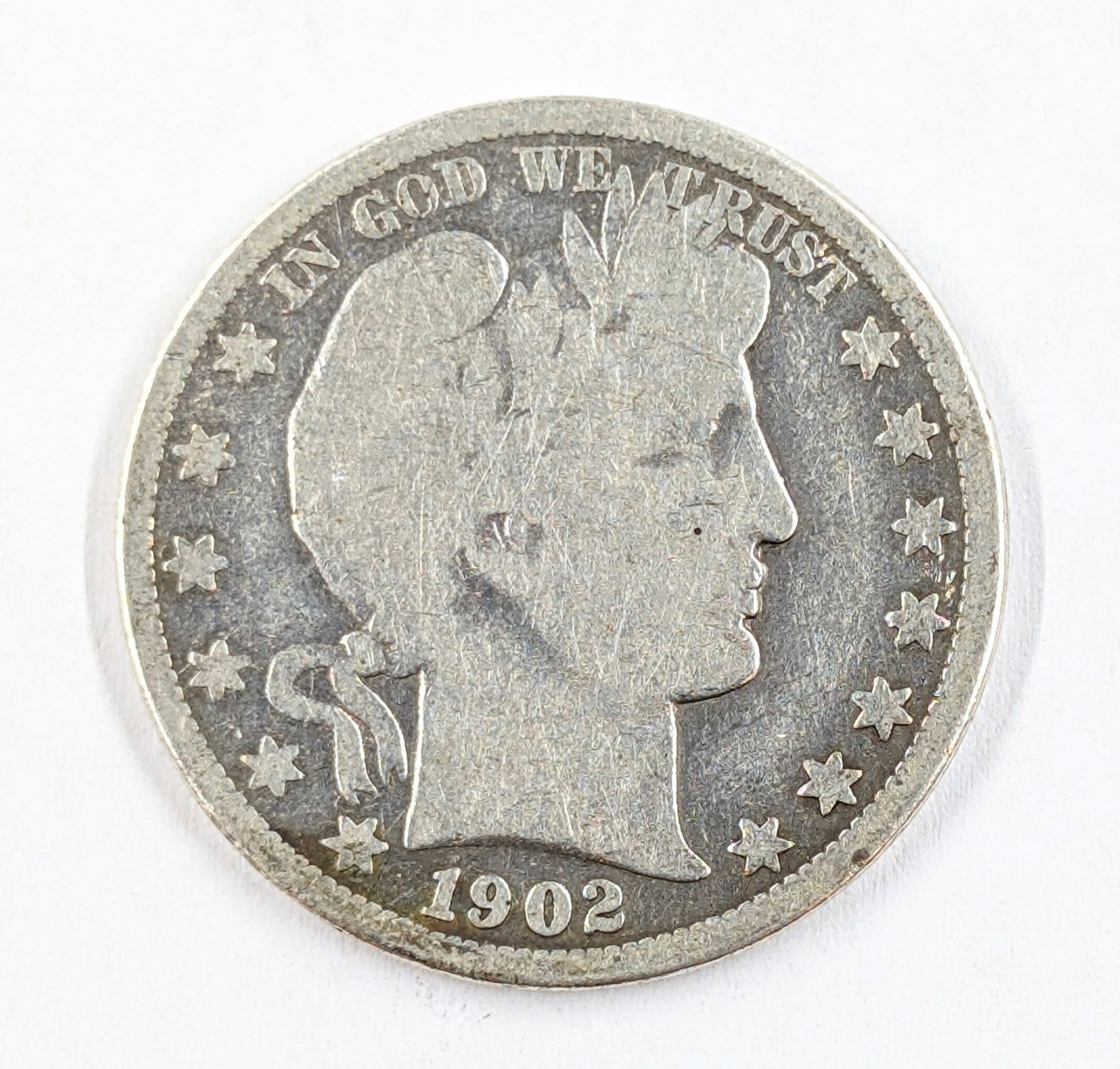 1902-O Silver Barber Half Dollar (1 of 2)