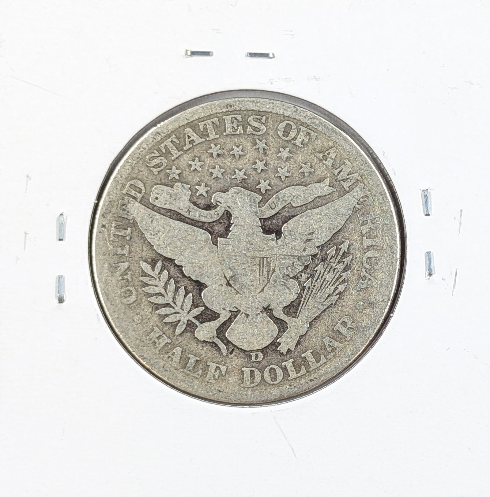 1906-D Silver Barber Half Dollar - 2